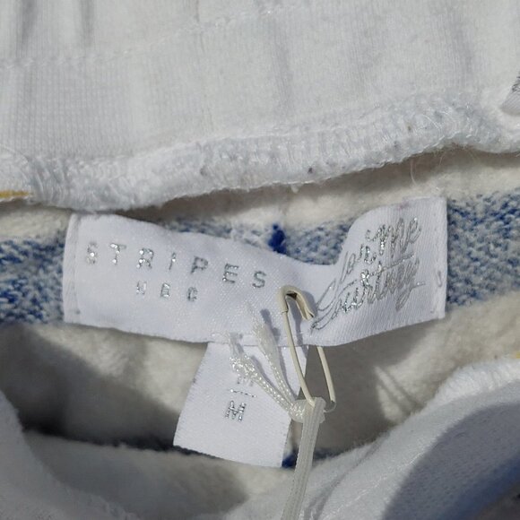 HBC STRIPES Color Me Courtney Lounge Pants Women's Medium NWT 💚❤️💛💙 - Picture 4 of 6